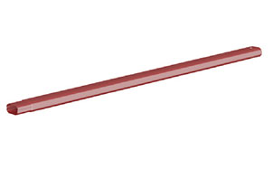 Труба снегозадерживающая овальная BORGE цвет под заказ, 25*45 мм, длина 1 м